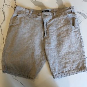 Men’s Express Linen Shorts size 34